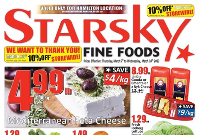 Starsky Foods (Hamilton) Flyer March 5 to 18