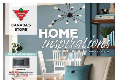 Canadian Tire Home Inspirations Flyer March 6 to 26