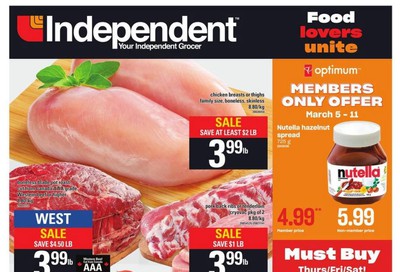 Independent Grocer (West) Flyer March 5 to 11