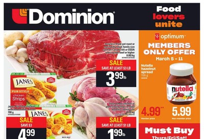 Dominion Flyer March 5 to 11