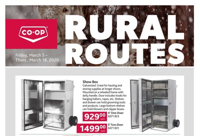 Co-op (West) Rural Routes Flyer March 5 to 18