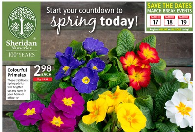 Sheridan Nurseries Flyer February 27 to March 25