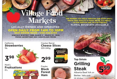 Village Food Market Flyer March 4 to 10
