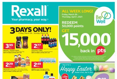 Rexall (West) Flyer March 26 to April 1