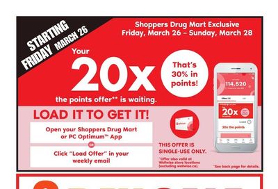 Shoppers Drug Mart (West) Flyer March 27 to April 1