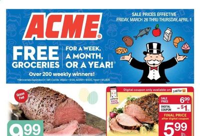 ACME Weekly Ad Flyer March 26 to April 1