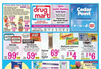 Discount Drug Mart (OH) Weekly Ad Flyer March 31 to April 6