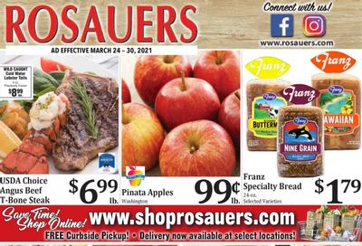 Rosauers Weekly Ad Flyer March 24 to March 30
