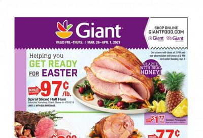 Giant Food Weekly Ad Flyer March 26 to April 1