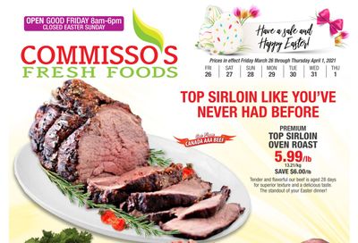 Commisso's Fresh Foods Flyer March 26 to April 1