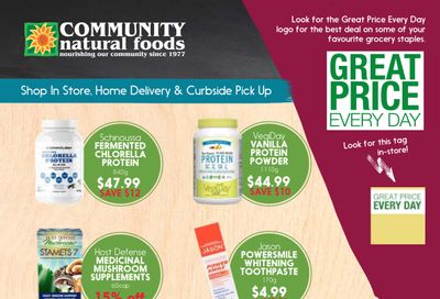 Community Natural Foods Flyer March 25 to 31