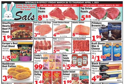 Sal's Grocery Flyer March 26 to April 1
