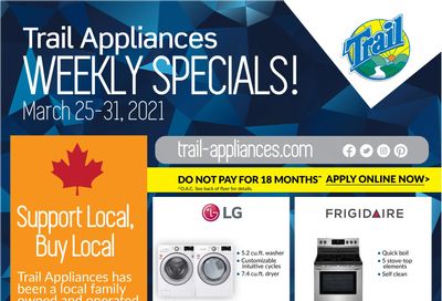 Trail Appliances (AB & SK) Flyer March 25 to 31