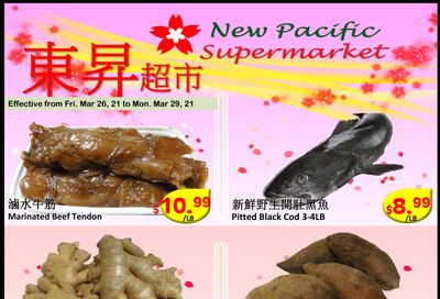 New Pacific Supermarket Flyer March 26 to 29