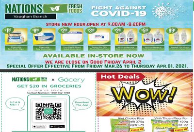 Nations Fresh Foods (Vaughan) Flyer March 26 to April 1