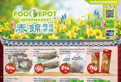 Food Depot Supermarket Flyer March 26 to April 1