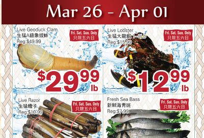 First Choice Supermarket Flyer March 26 to April 1