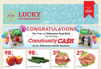 Lucky Supermarket (Winnipeg) Flyer March 26 to April 1