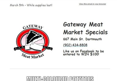 Gateway Meat Market Flyer March 5 to 11