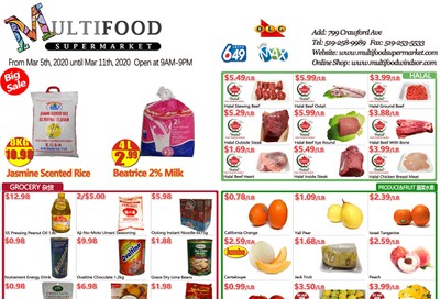 MultiFood Supermarket Flyer March 5 to 11
