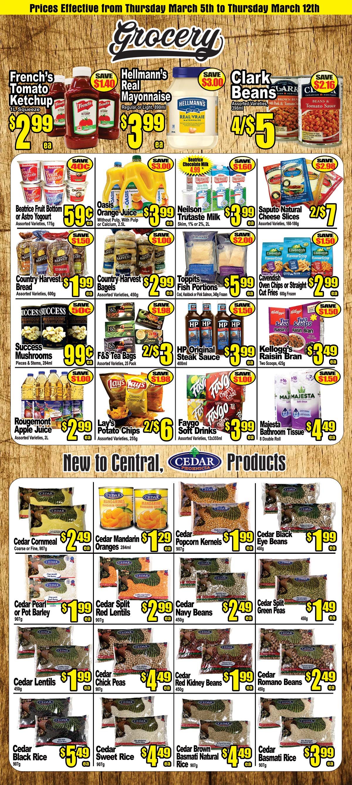 Central Fresh Market Flyer March 5 to 12