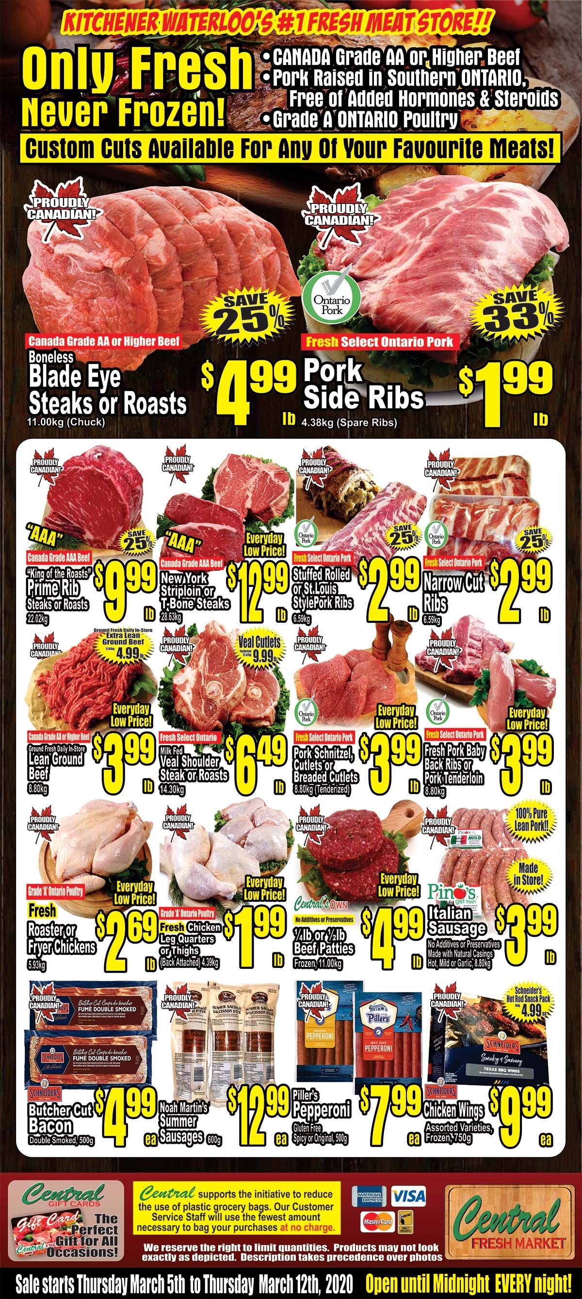 Central Fresh Market Flyer March 5 to 12
