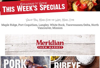 Meridian Farm Market Flyer March 5 to 11