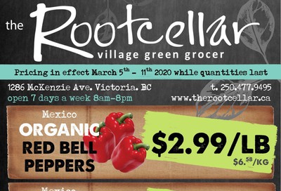 The Root Cellar Flyer March 5 to 11