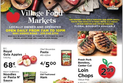 Village Food Market Flyer October 16 to 22