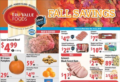 Tru Value Foods Flyer October 16 to 22