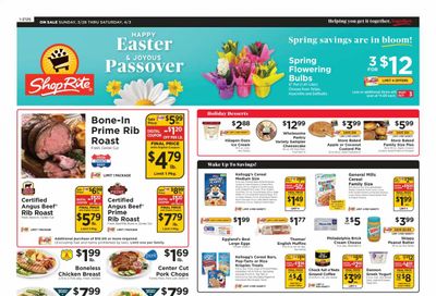 ShopRite (CT, DE, MD, NJ, NY, PA) Weekly Ad Flyer March 28 to April 3
