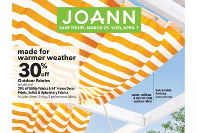 JOANN Weekly Ad Flyer March 25 to April 7