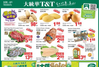 T&T Supermarket (AB) Flyer March 26 to April 1