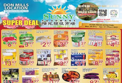 Sunny Foodmart (Don Mills) Flyer March 26 to April 1