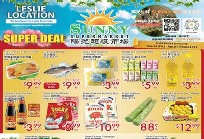 Sunny Supermarket (Leslie) Flyer March 26 to April 1