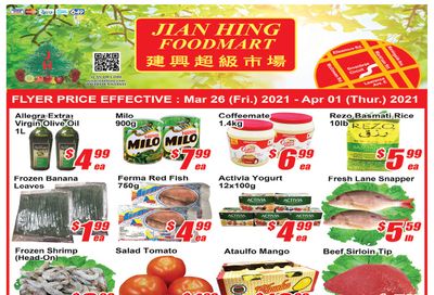 Jian Hing Foodmart (Scarborough) Flyer March 26 to April 1