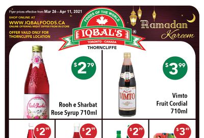 Iqbal Foods Flyer March 26 to April 11