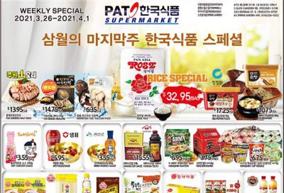 PAT Mart Flyer March 26 to April 1