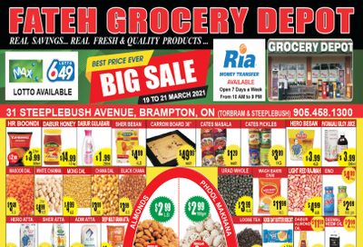 Fateh Grocery Depot Flyer March 25 to 31