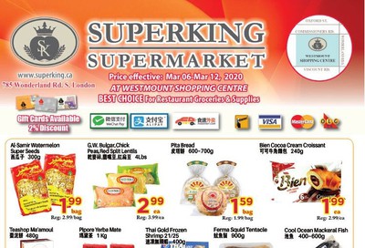 Superking Supermarket (London) Flyer March 6 to 12