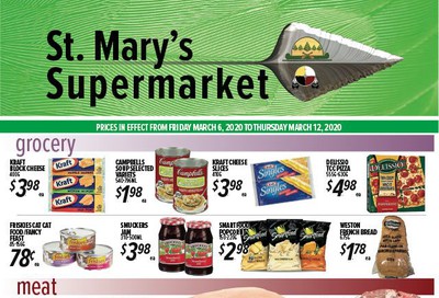 St. Mary's Supermarket Flyer March 6 to 12