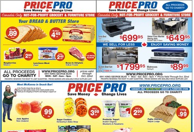 Price Pro Flyer October 16 to 22