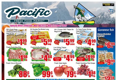 Pacific Fresh Food Market (Pickering) Flyer March 6 to 12