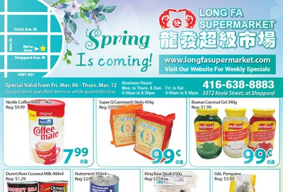 Long Fa Supermarket Flyer March 6 to 12