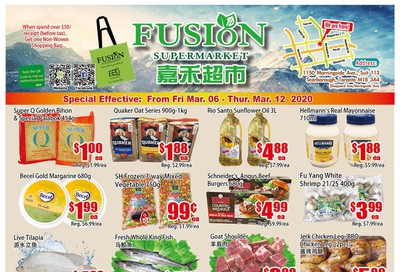 Fusion Supermarket Flyer March 6 to 12