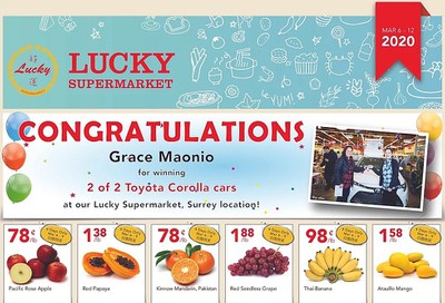 Lucky Supermarket (Surrey) Flyer March 6 to 12