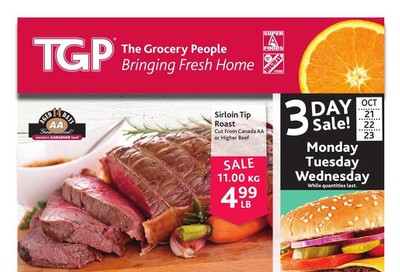 TGP The Grocery People Flyer October 17 to 23