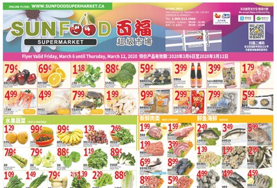 Sunfood Supermarket Flyer March 6 to 12