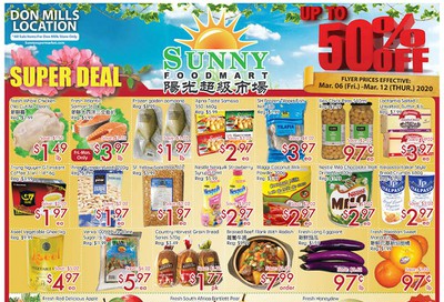 Sunny Foodmart (Don Mills) Flyer March 6 to 12