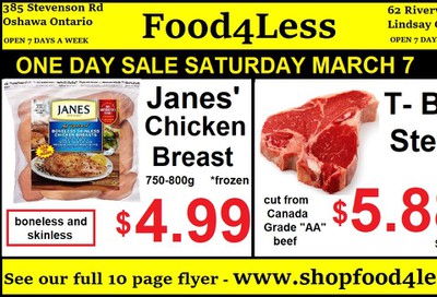 Food 4 Less Flyer March 6 to 12